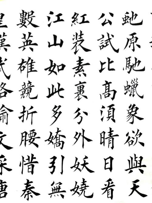 贾延国老师楷书作品《沁园春雪》