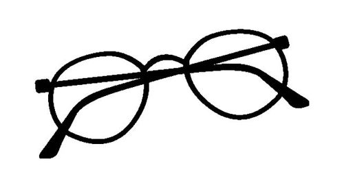 眼镜眼镜简笔画