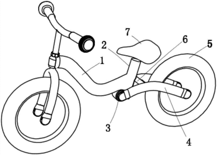 一种儿童减震平衡车制造技术