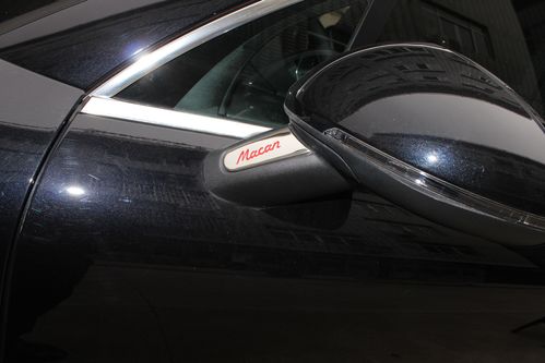 适用于保时捷迈凯小卡宴macan反光镜下两边亮片贴(2件套)