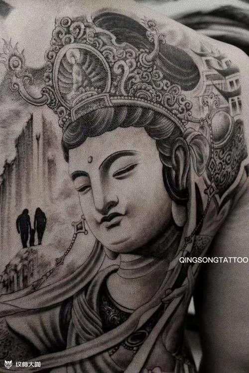佛像背部纹身图案大全 - 纹身大咖