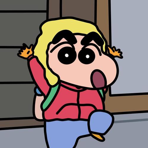 今天是超可爱的蜡笔小新头像