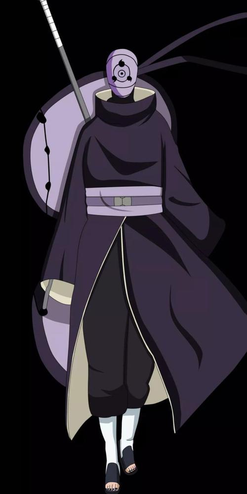 《火影忍者壁纸》面具男黑化带土手机壁纸,我已经没