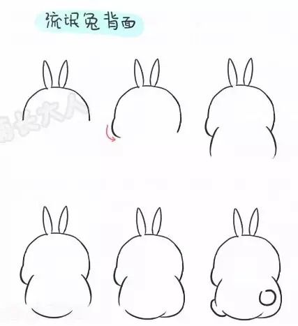 超简单动漫简笔画,大白,流氓兔,史努比都有喔,好q为孩子收藏.