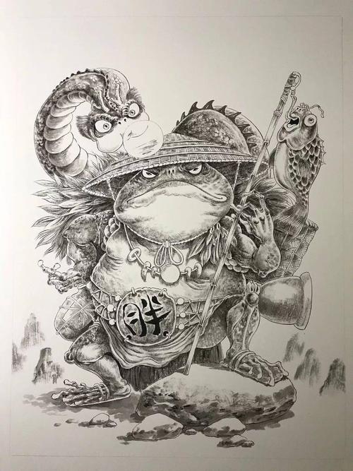 太震撼!85后中国画师笔下的鬼神世界,让人一眼就爱上!