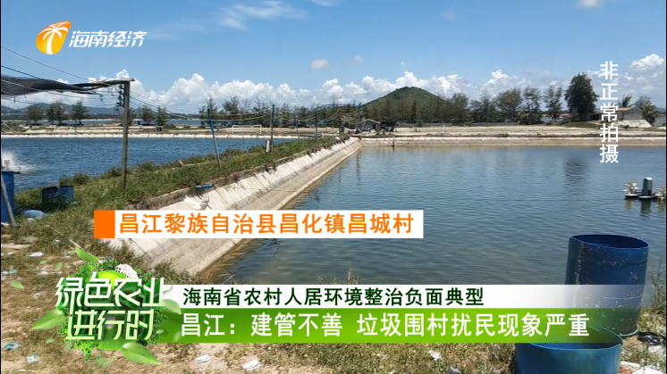 昌江昌化镇:建管不善 垃圾围村扰民现象严重