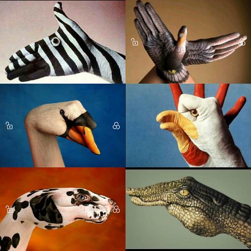 国专一幼 今日课堂 绘画(手形联想)