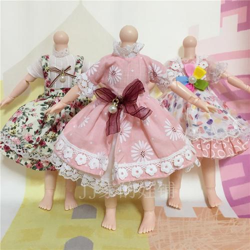 6分bjdsd30cm胖版娃娃衣服娃衣洋装小裙子换装过家家bjd娃娃