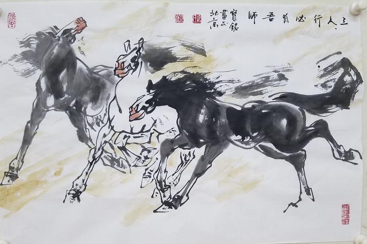 徐宝铭画马作品欣赏