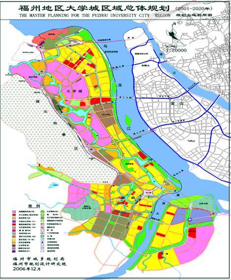 福州大学城位于福建省 闽侯县 上街镇,乌龙江西岸,西邻京福高速公路