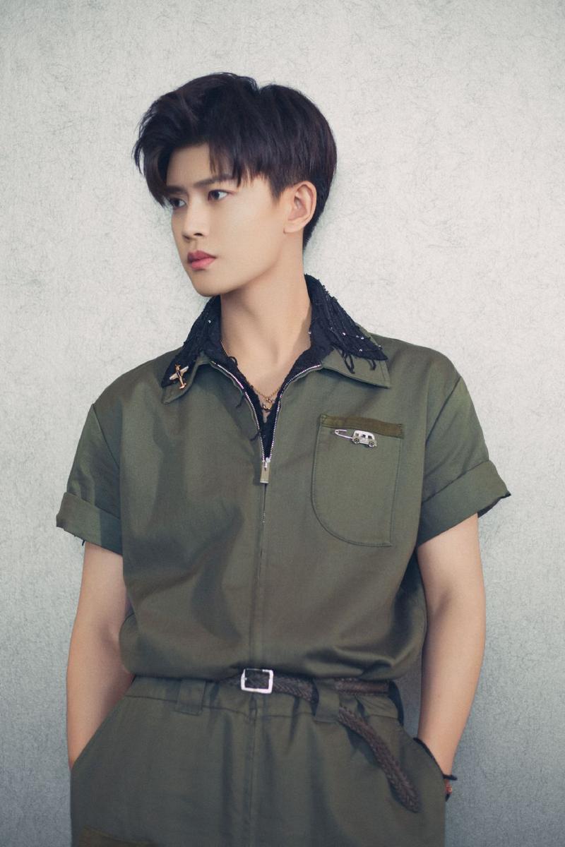 任嘉伦工装服帅气写真图片