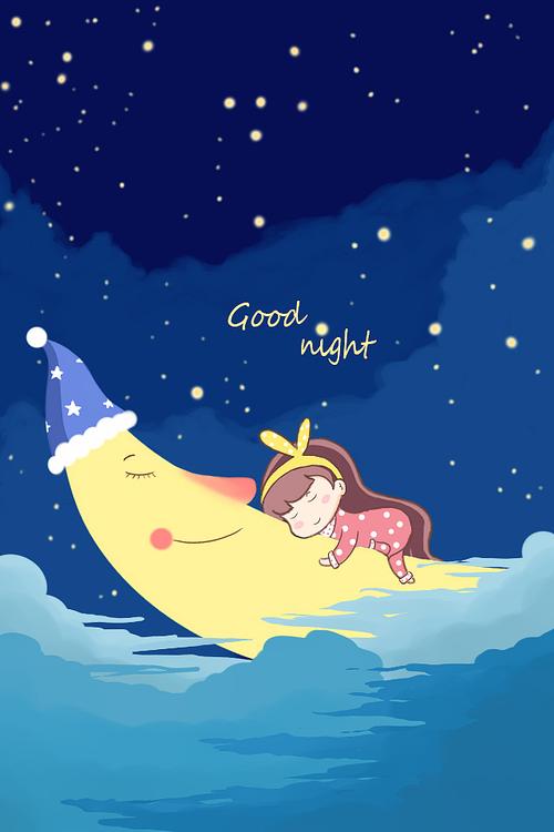 木木子插画——早晚安