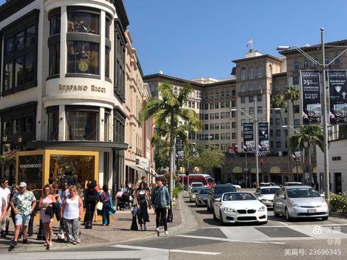 洛杉矶比弗利山庄rodeo名店街景及英格尔伍德venice 水城