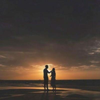 微信超火的唯美意境情侣头像