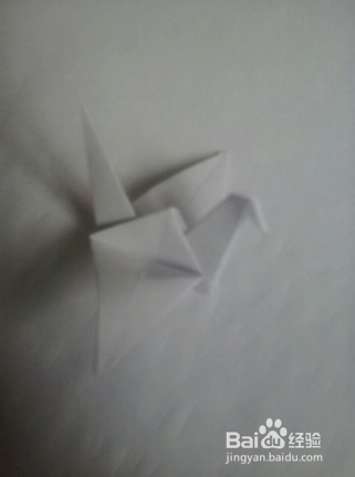 怎么折纸鹤翅膀会动