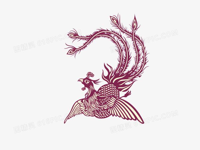 凤纹剪纸图片免费下载_png素材_编号1yqi5l2q9_图精灵