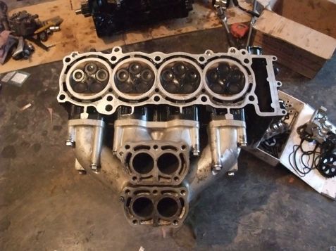 雅马哈130马力摩托艇发动机改航发过程图片展示