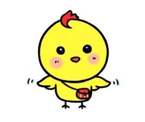 飞奔的小鸡的绘画步骤