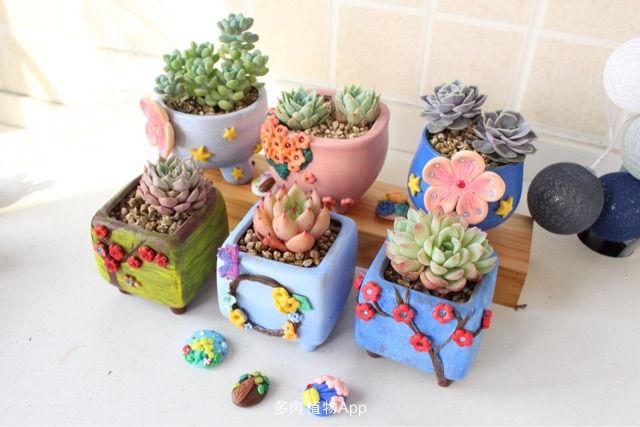 (软陶装饰立体花盆教程来啦!