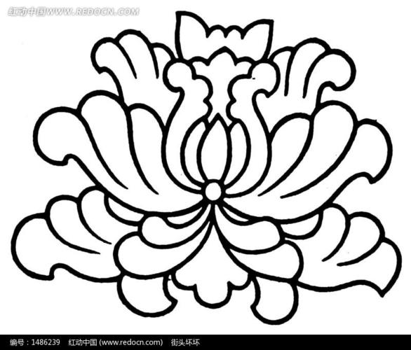 矢量花朵纹样图案