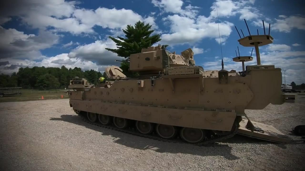 美军测试先进未来战车每辆可遥控两辆无人战车