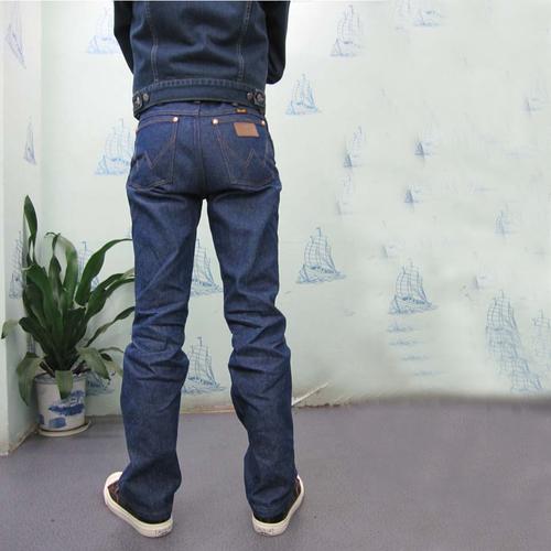 美国代购 威格 936 修身直筒 牛仔裤 重磅未脱浆 wrangler 牧马人