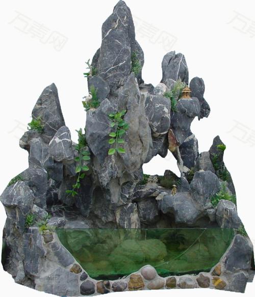 假山免抠元素图片-元素素材4397158-万素网