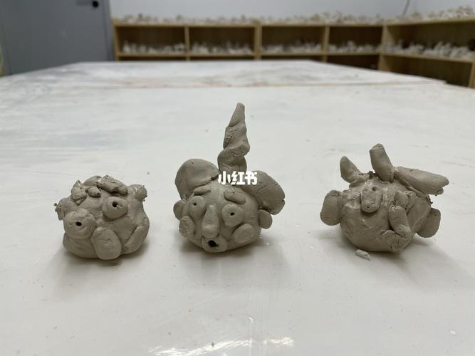 陶土作品 幼儿陶土 小人头_幼儿_手工制作_陶土手工_兴趣爱好_手工