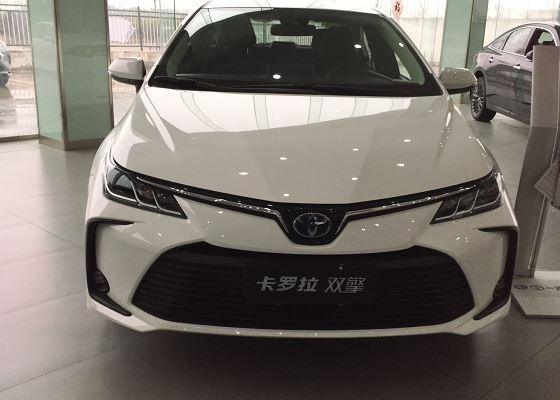 2021款丰田卡罗拉实车到店,配1.2t,最高优惠0.8万