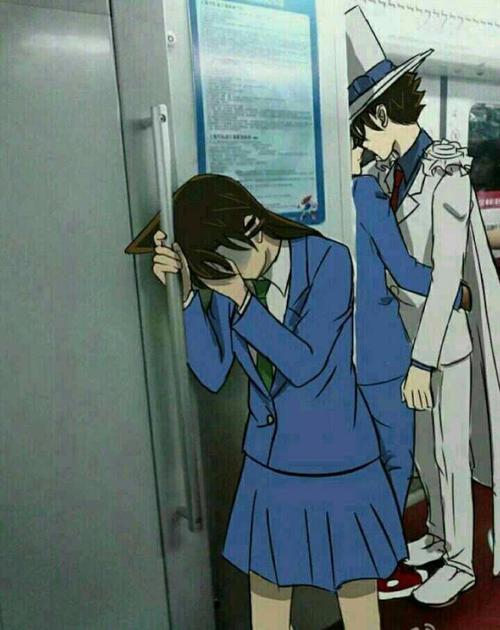 若雪woc!基德和工藤新一竟然敢在小兰面前撒狗粮?胆子太大了吧!