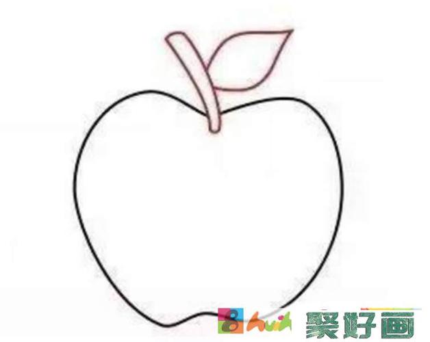 下面就跟随小编一起来看看苹果简笔画的画法步骤图解吧!