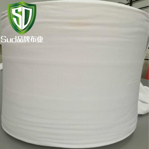 厂家供应 16支全棉无缝圆筒布 纯棉单面无痕圆领t恤汗衫布