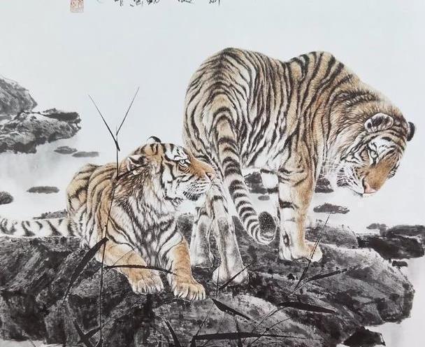 来看看画虎的至高境界告诉你什么叫艺术