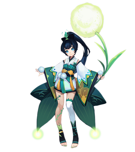  /p> p>萤草,手中拿着蒲公英的可爱少女.看上去十分柔弱,性格也是这