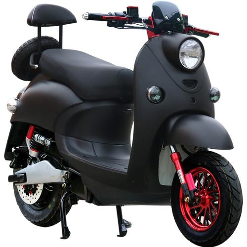 新款小龟王电动车72v60v踏板摩托车成人电瓶车复古外卖送餐电动车电摩