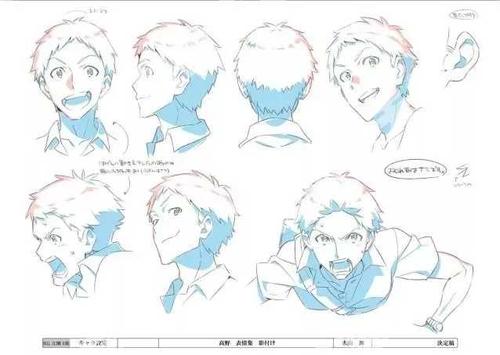 动漫人物的侧面怎么画