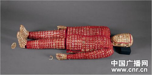 西汉南越王墓出土的丝缕玉衣