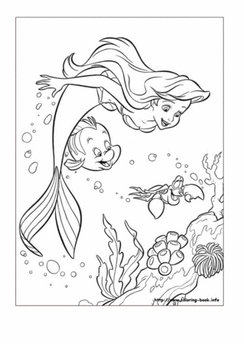美人鱼填色画docx39页