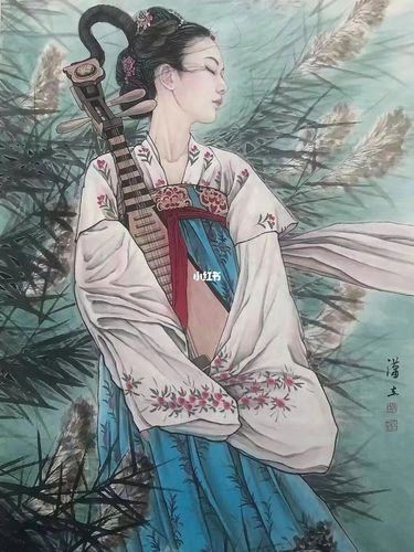 潇立老师古典美女作品欣赏!_画家_美女_绘画_文化_绘画