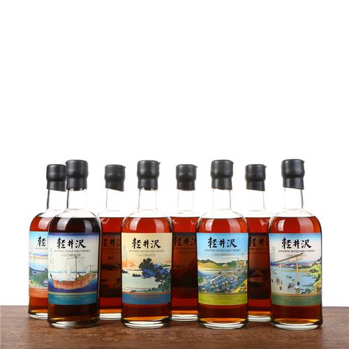 【即拍即得】轻井泽《富岳三十六景》单一麦芽威士忌原酒16瓶