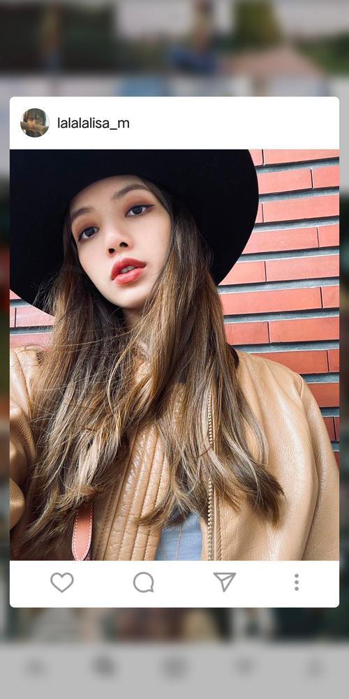 blackpink lisa小姐姐 ins壁纸背景头像图片