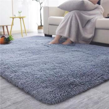 长毛绒客厅地毯卧室床边毯加厚铺大面积ins风北欧网红