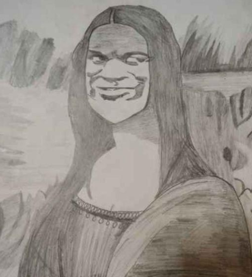 当美术生画到一半懒得画画风开始逐渐沙雕老师你是魔鬼吗