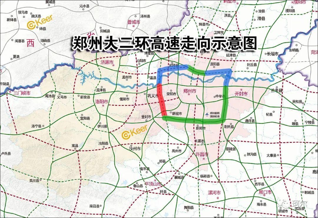 郑州第二绕城高速西线环评发布!经过新密这些地方!有你家吗?
