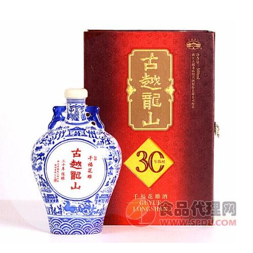古越龙山30年陈酿花雕酒500ml