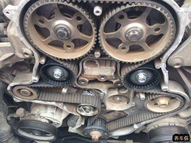 陆风x8更换正时皮带套装四件套图文分享