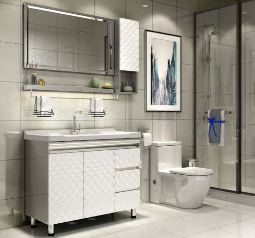 热卖卫浴不锈钢浴室柜组合洗漱台盆卫生间简约现代洗手洗脸池面盆厕所