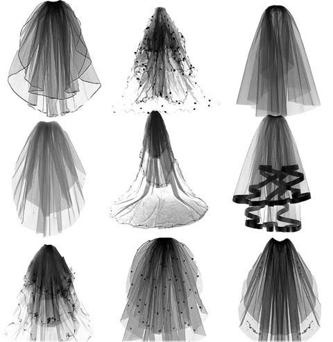 买一送二 买婚纱即赠 头纱和裙撑各一件