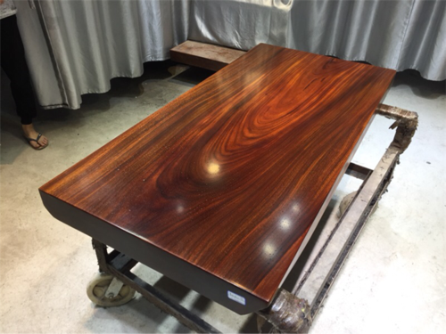 黑金檀实木大板桌简欧餐桌餐桌茶几两用北欧风餐桌木板定制 原木_7折