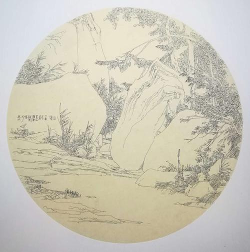 其它 著名画家王裕国线描写生作品欣赏 写美篇 全国第三届工笔山水画